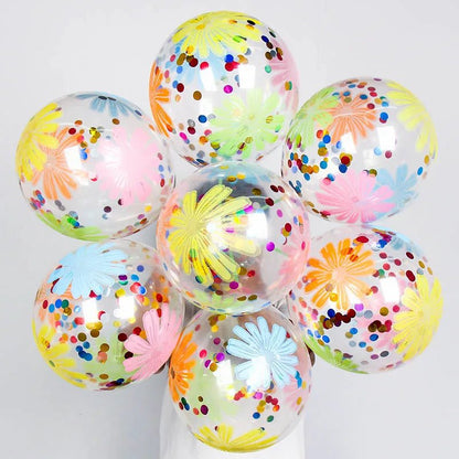 Gold Star Confetti Latex Balloons - Cake Pops Parties