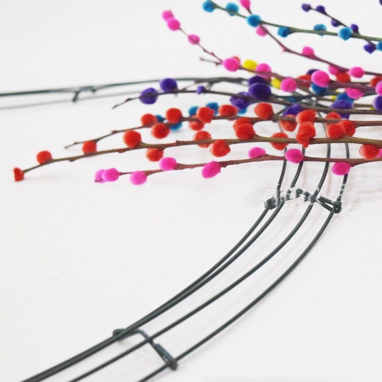 Golden Christmas Wreath 12 inches - Cake Pops Parties