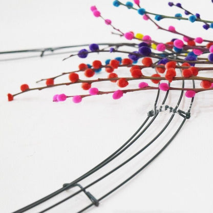 Golden Christmas Wreath 12 inches - Cake Pops Parties