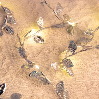 Golden Leaves String Lights - Christmas Fairy Lights - Cake Pops Parties