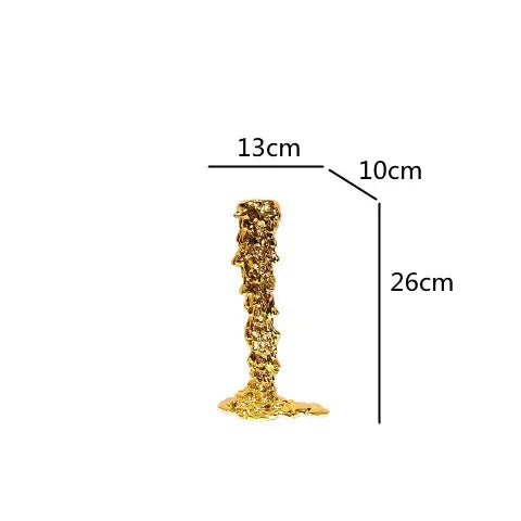 Golden Resin Candle Holder - Cake Pops Parties