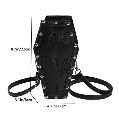 Gothic Coffin Crossbody Bag - Cake Pops Parties