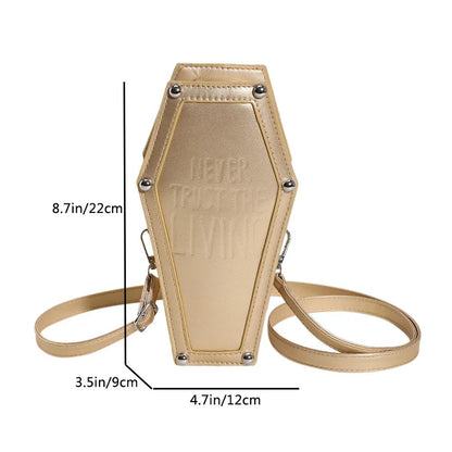 Gothic Coffin Crossbody Bag - Cake Pops Parties