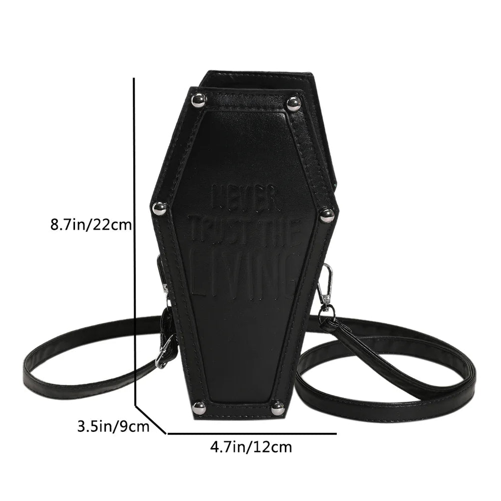 Gothic Coffin Crossbody Bag - Cake Pops Parties