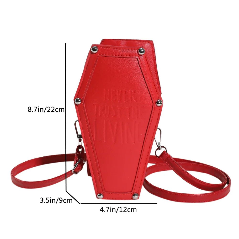 Gothic Coffin Crossbody Bag - Cake Pops Parties