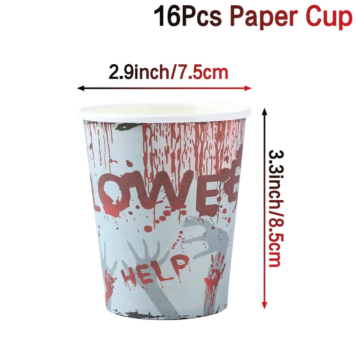 Halloween Blood Hand Party Tableware - Cake Pops Parties