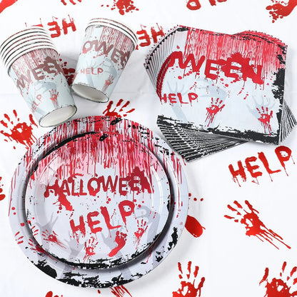 Halloween Blood Hand Party Tableware - Cake Pops Parties