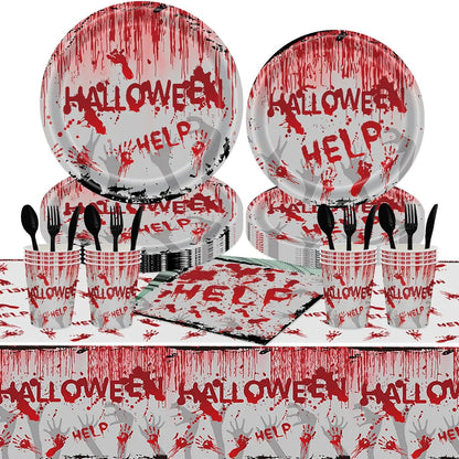 Halloween Blood Hand Party Tableware - Cake Pops Parties