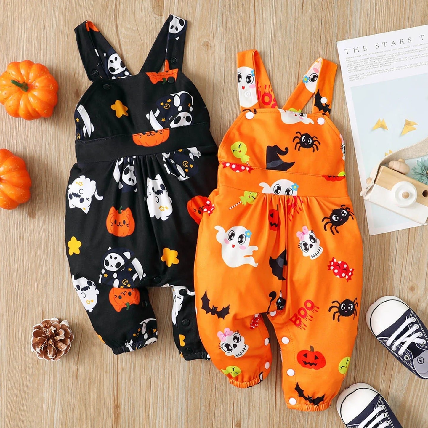 Halloween Cartoon Romper Jumpsuit - Cake Pops Parties