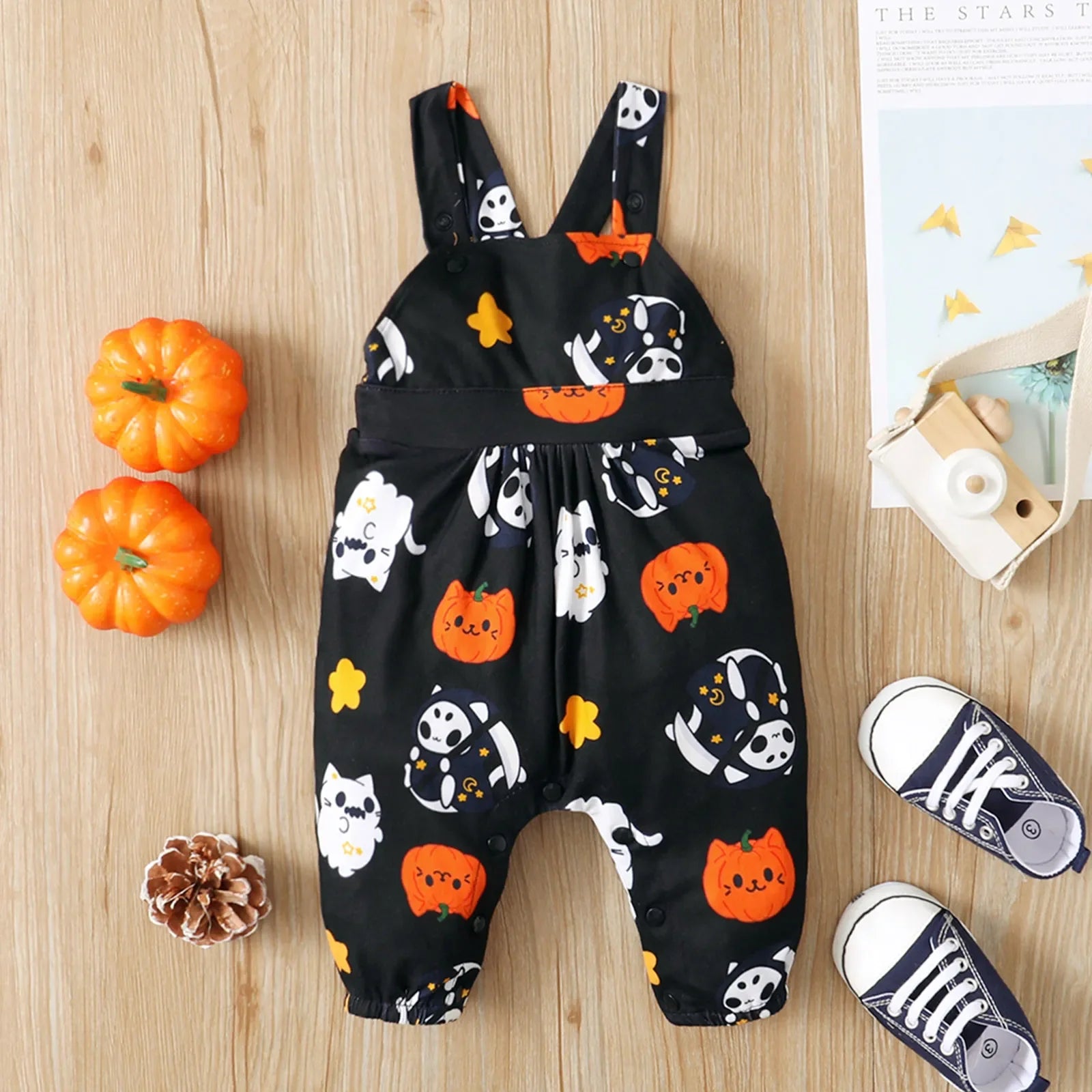Halloween Cartoon Romper Jumpsuit - Cake Pops Parties