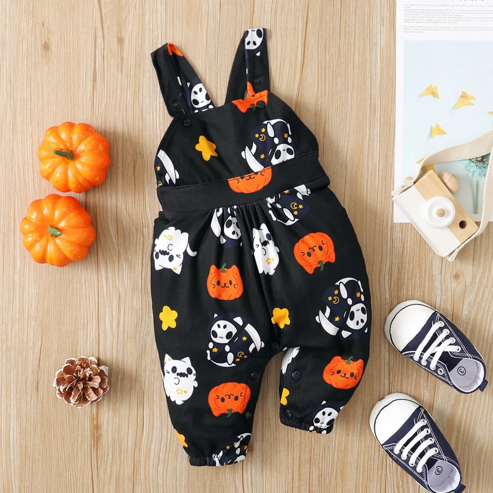 Halloween Cartoon Romper Jumpsuit - Cake Pops Parties