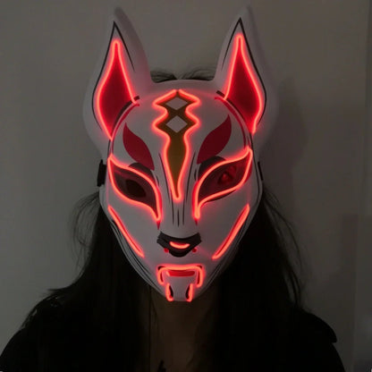 Halloween Costume Light Up Fox LED Mask - Cake Pops Parties