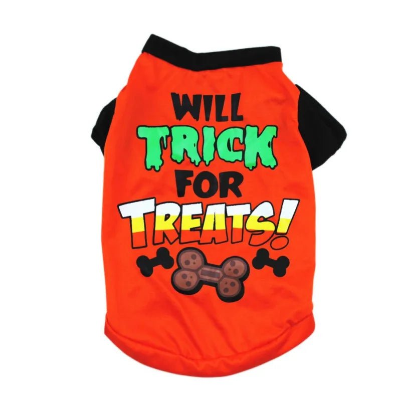 Halloween Dog Spider Web Sleeveless Pet Vest - Cake Pops Parties