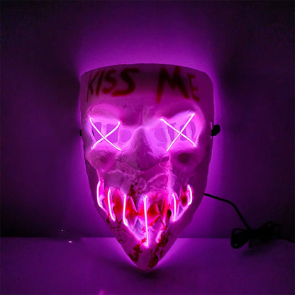 Halloween Horror Luminous Face Mask - Cake Pops Parties