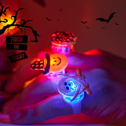 Halloween Luminous Pumpkin Ring LED Light - Cake Pops Parties