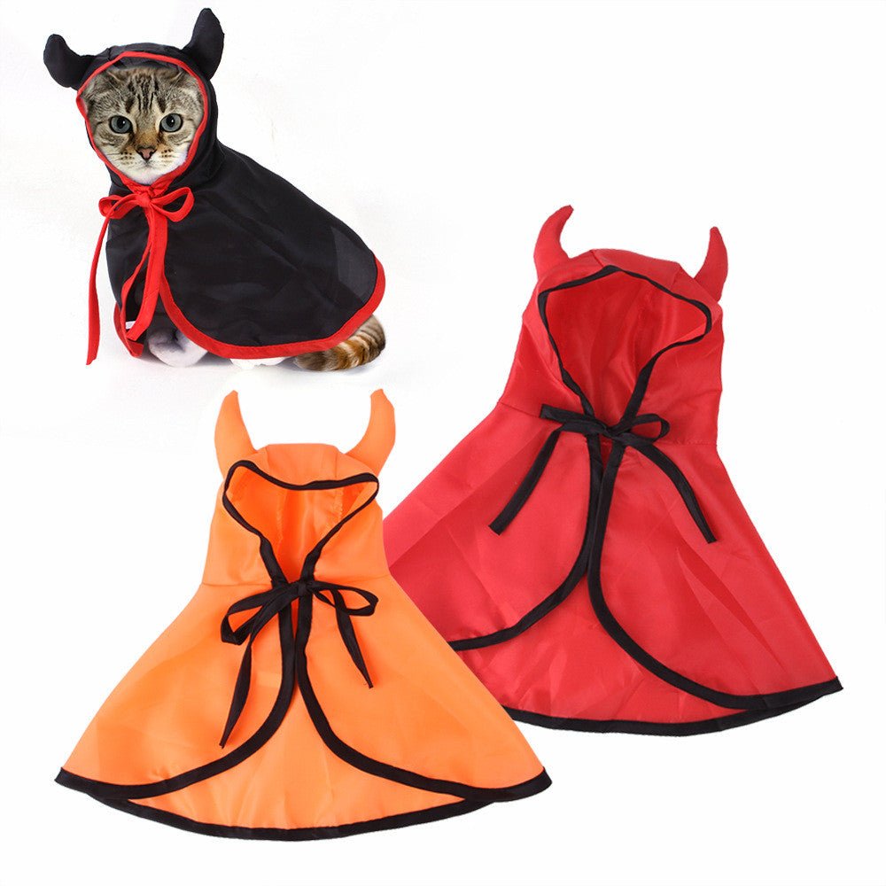 Halloween Pet Horn Cloak Cape - Cake Pops Parties