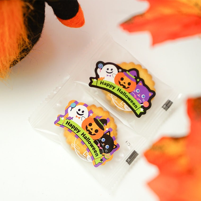 Halloween Pumpkin Stickers Set - Cake Pops Parties