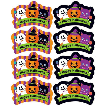 Halloween Pumpkin Stickers Set - Cake Pops Parties