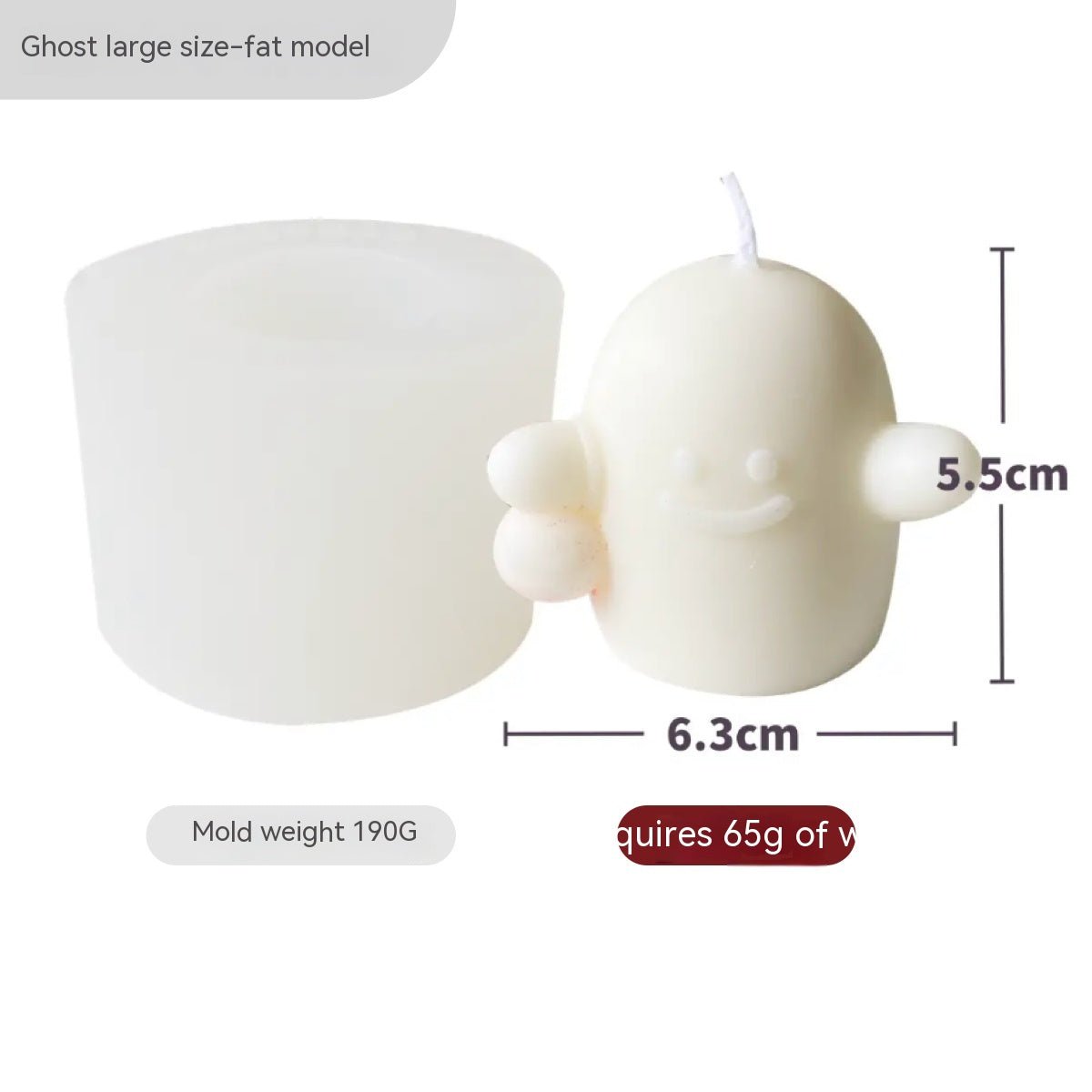 Halloween Silicone Candle Making Mold - Cake Pops Parties