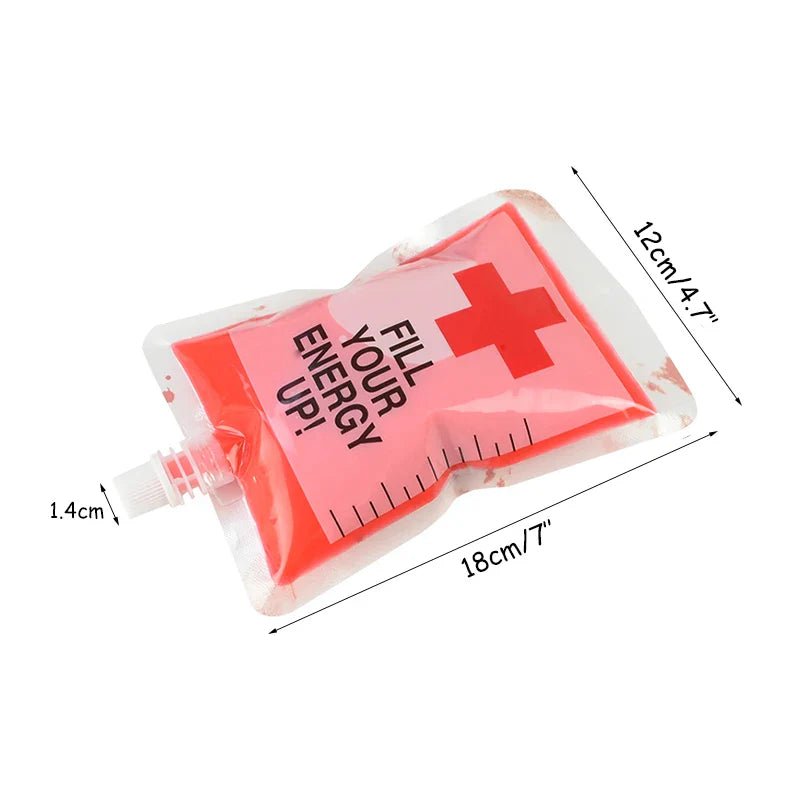 Halloween Skull Vampire Blood Drink Bags - Cake Pops Parties