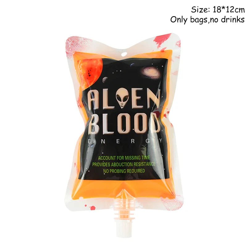 Halloween Skull Vampire Blood Drink Bags - Cake Pops Parties