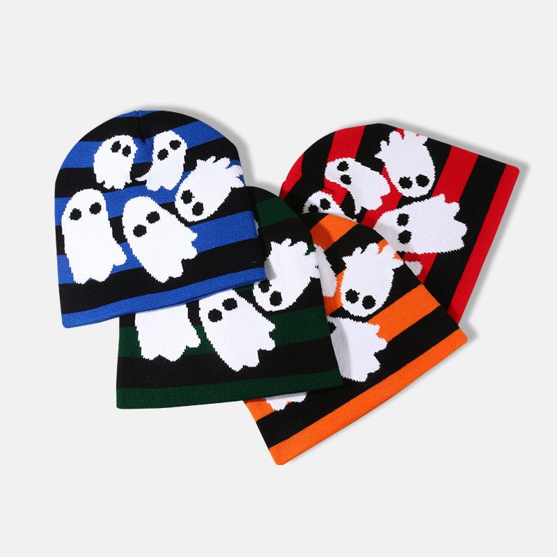 Halloween Stripes Knitted Hat - Cake Pops Parties