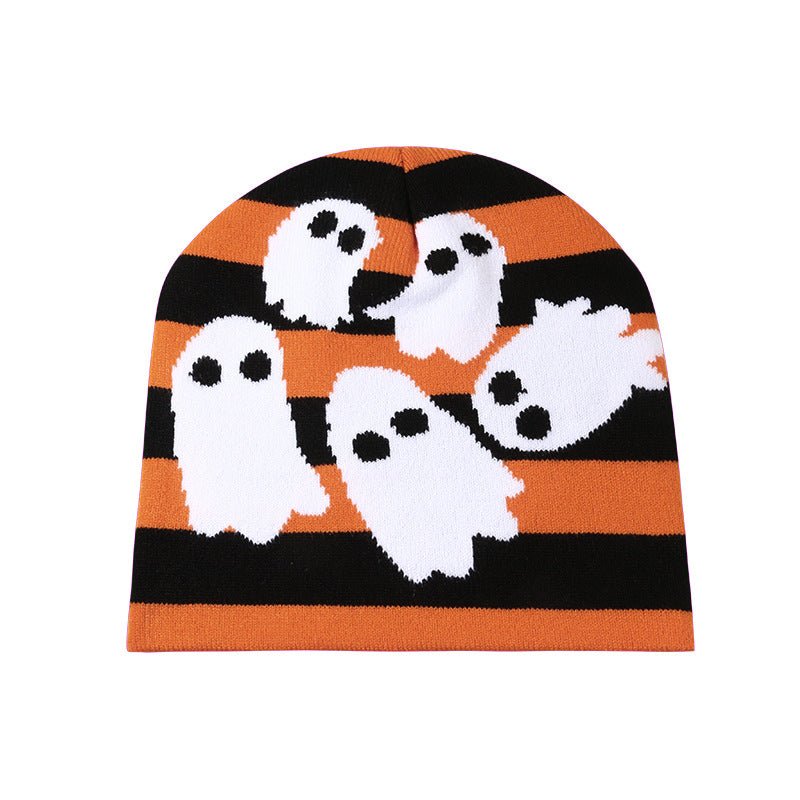 Halloween Stripes Knitted Hat - Cake Pops Parties