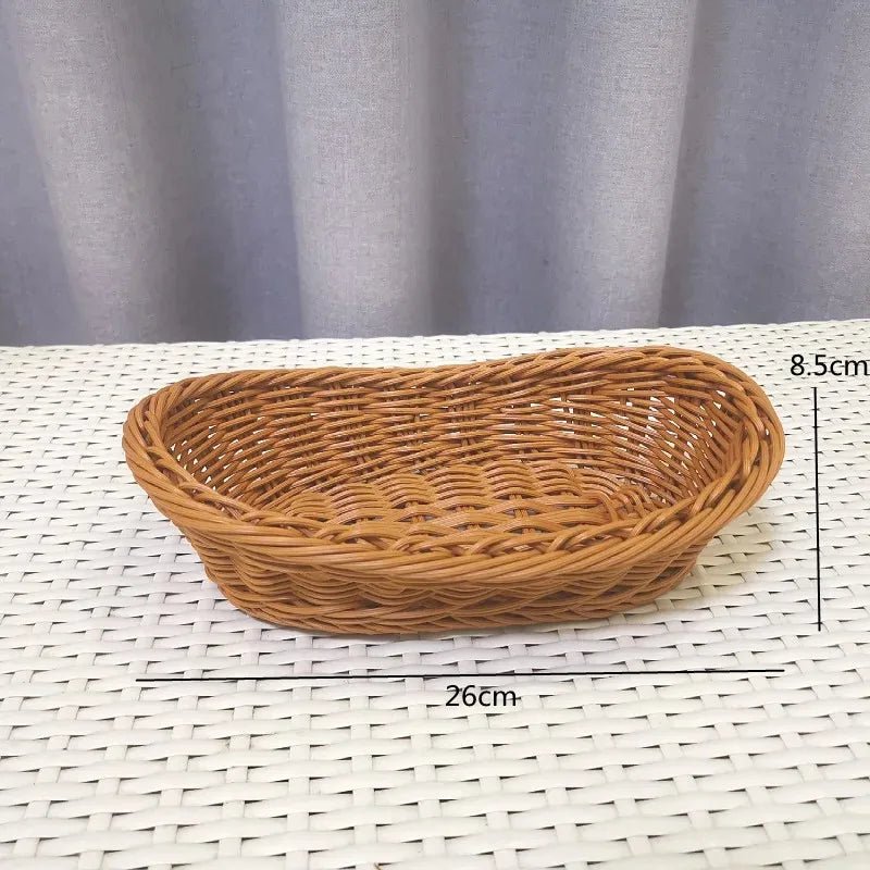 Hand - Woven Rattan Serving Baskets Set - Cake Pops Parties