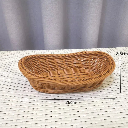 Hand - Woven Rattan Serving Baskets Set - Cake Pops Parties