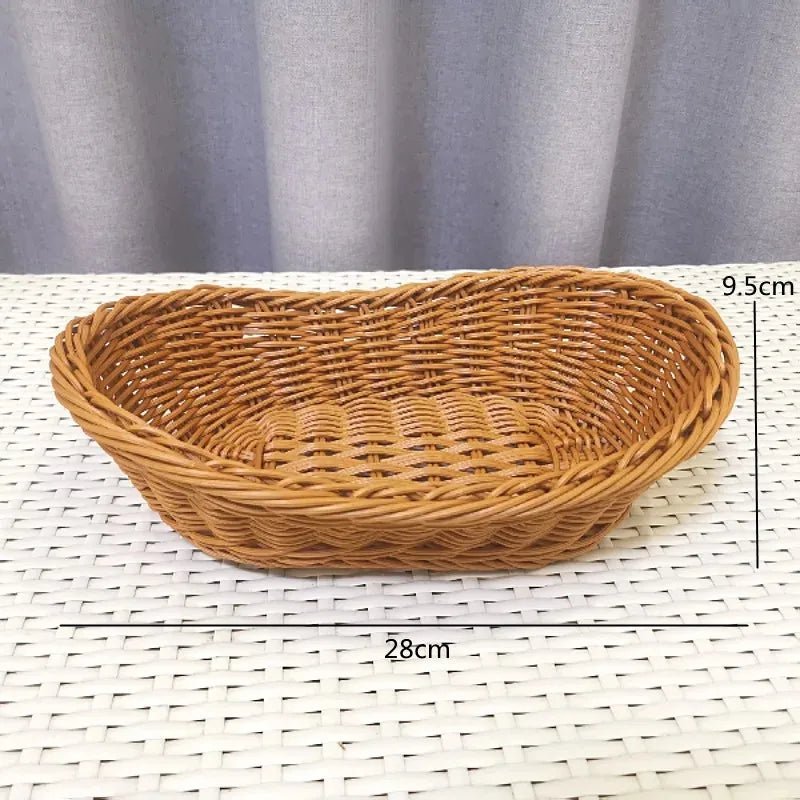 Hand - Woven Rattan Serving Baskets Set - Cake Pops Parties