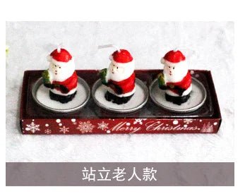 Handmade Christmas Candles - Cute Cartoon Designs - Cake Pops Parties