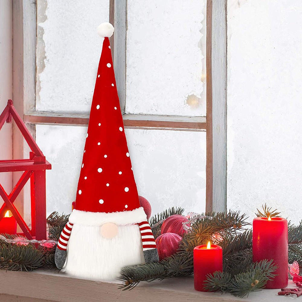 Handmade Red Hat Christmas Doll Ornament - Cake Pops Parties