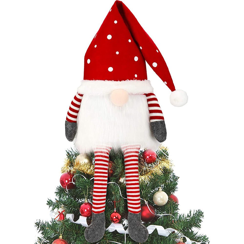 Handmade Red Hat Christmas Doll Ornament - Cake Pops Parties
