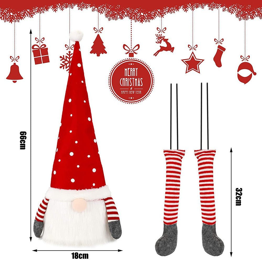 Handmade Red Hat Christmas Doll Ornament - Cake Pops Parties