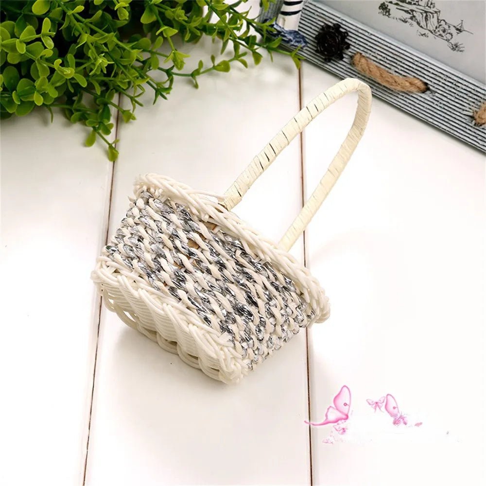 Handwoven Rattan Storage Tray Set - Cake Pops Parties