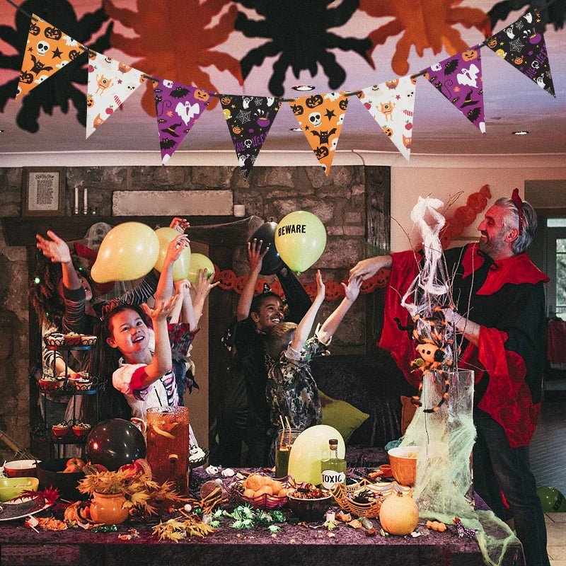 Happy Halloween Banner Garland - Cake Pops Parties