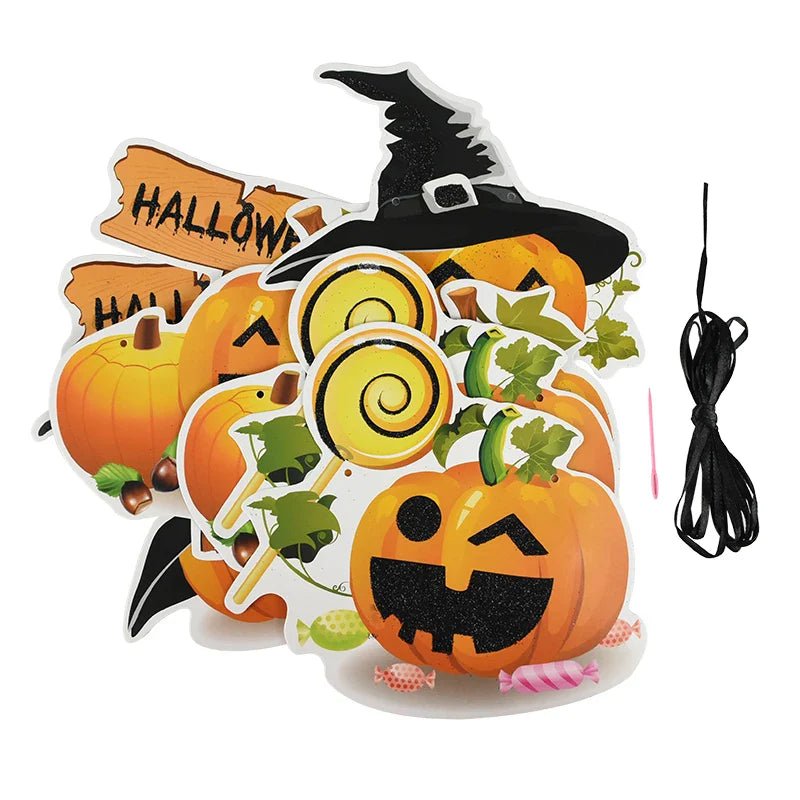 Happy Halloween Banner Garland - Cake Pops Parties