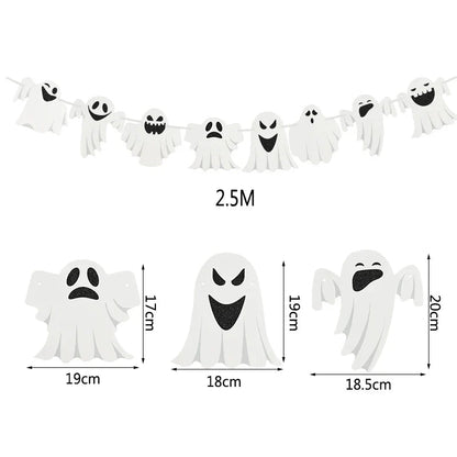 Happy Halloween Banner Garland - Cake Pops Parties