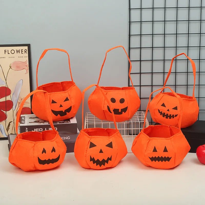 Happy Halloween Pumpkin Candy Bag - Cake Pops Parties