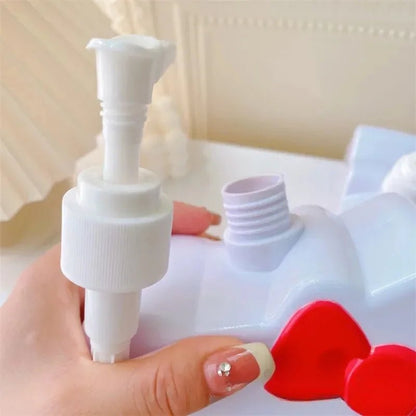 Hello Kitty 750ml Liquid Dispenser Travel Portable Press Bottle - Cake Pops Parties