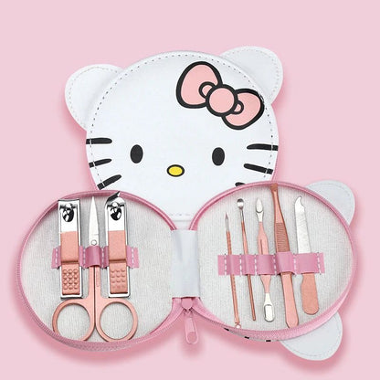 Hello Kitty 8 - Piece Nail Clipper Set | Cute Portable Manicure Gift - Cake Pops Parties