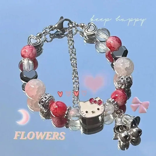 Hello Kitty Bracelet Best Friend Couples Gift Birthday Valentine - Cake Pops Parties