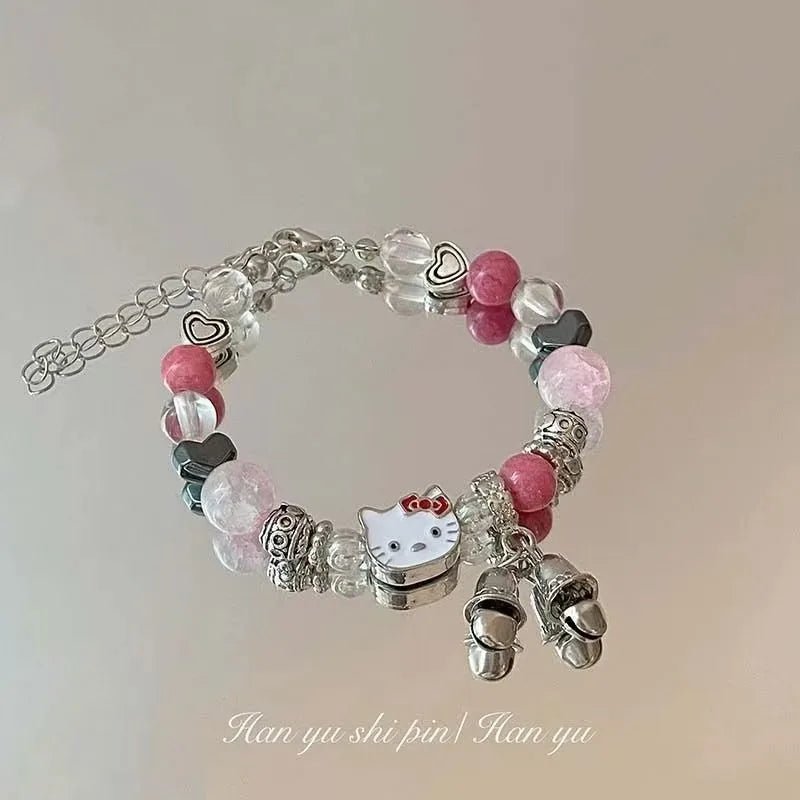 Hello Kitty Bracelet Best Friend Couples Gift Birthday Valentine - Cake Pops Parties