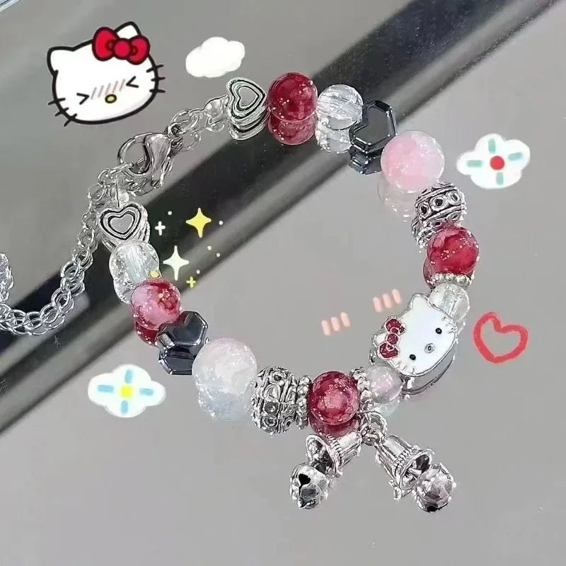 Hello Kitty Bracelet Best Friend Couples Gift Birthday Valentine - Cake Pops Parties