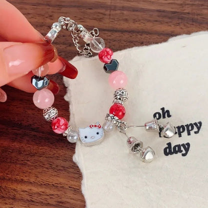 Hello Kitty Bracelet Best Friend Couples Gift Birthday Valentine - Cake Pops Parties