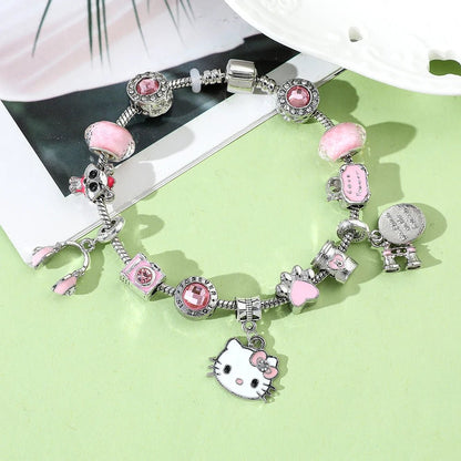 Hello Kitty Bracelet Cute DIY Charm Kids Gift Party Accessory - Cake Pops Parties