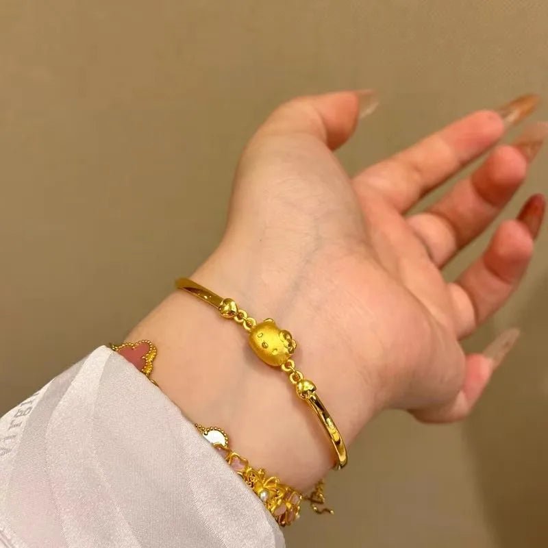 Hello Kitty Bracelet Kawaii Sanrio Cute Anime Jewelry Gift - Cake Pops Parties