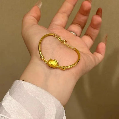 Hello Kitty Bracelet Kawaii Sanrio Cute Anime Jewelry Gift - Cake Pops Parties