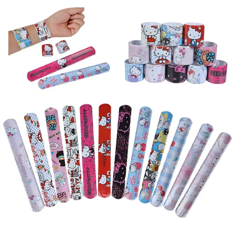Hello Kitty Bracelet Wristbands Sanrio Educational Party Toys - Cake Pops Parties