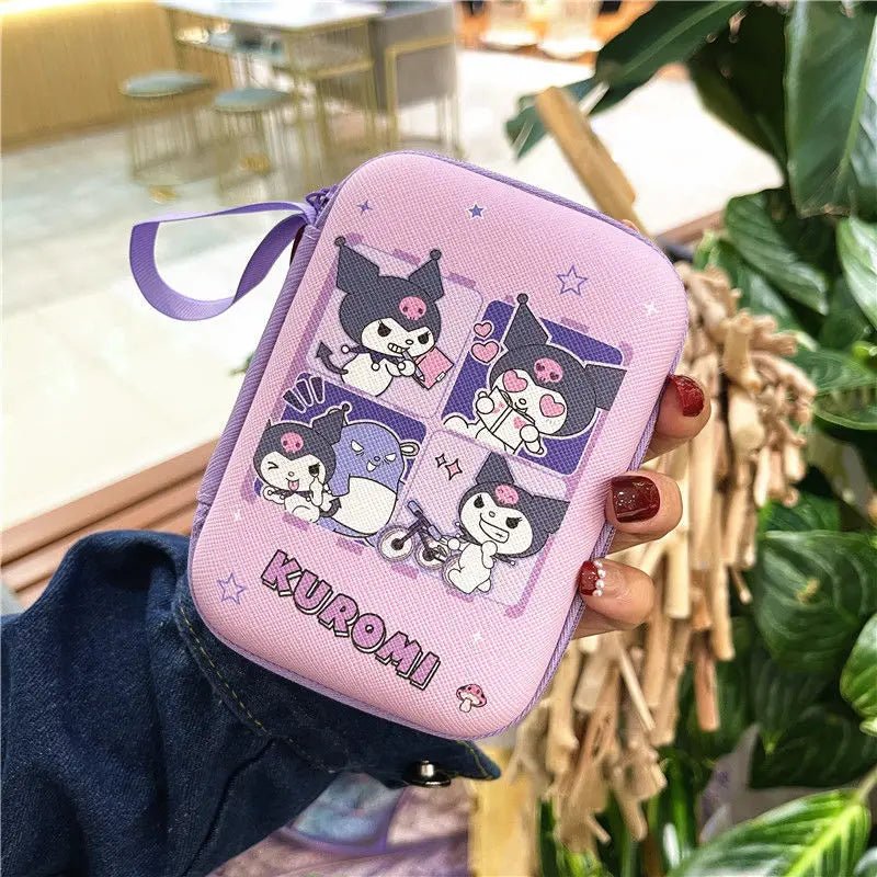 Hello Kitty Cable Storage Bag - Anime Charger Earphone Organizer - Cake Pops Parties